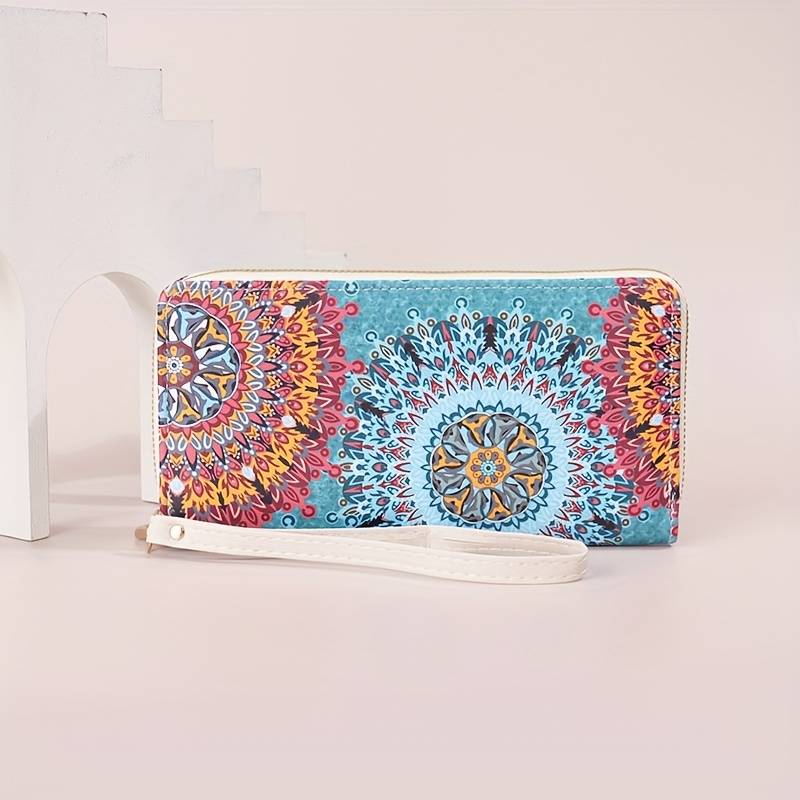 1pc Stylish Women'S Wallet 2025 New Long Style Large Capacity Handbag Pattern Design Zipper Wallet