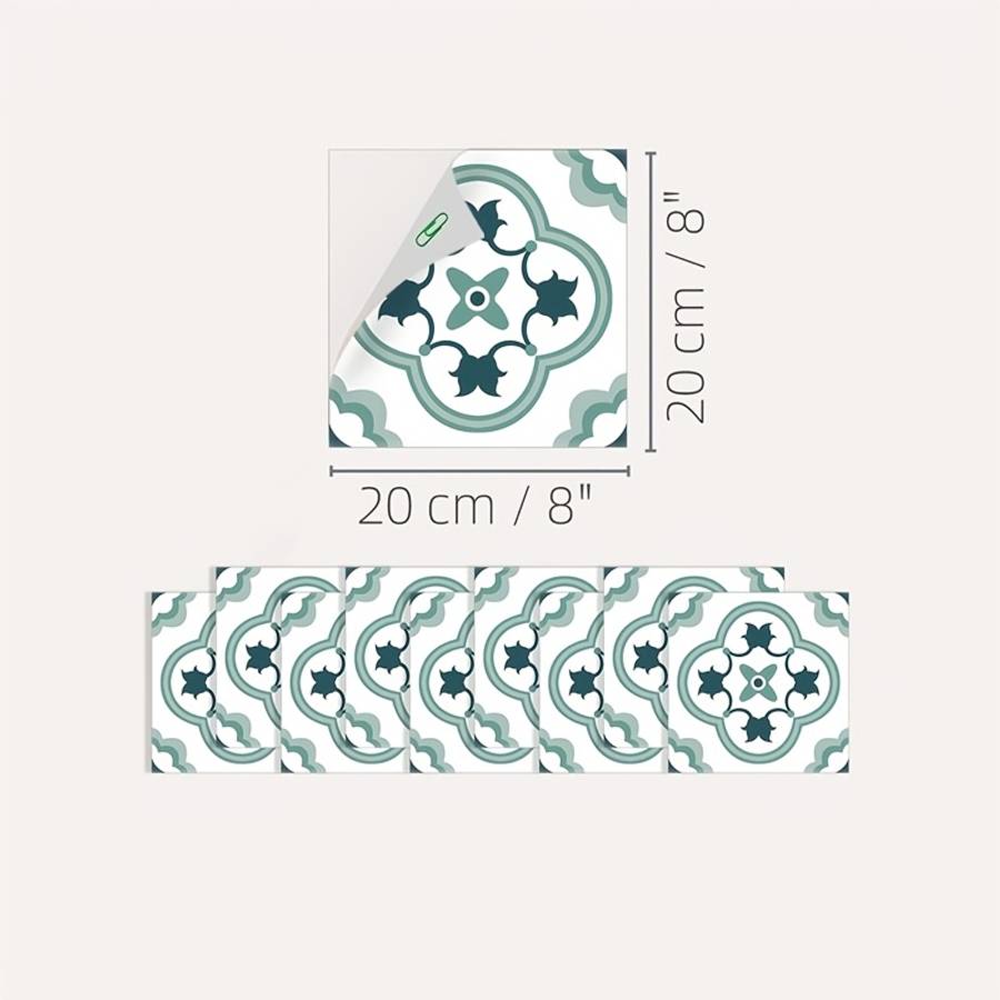 Floor Stickers Model Bds4T 242 Is 9Pcs Size 5.91X5.91 Inch Is 15X15Cm