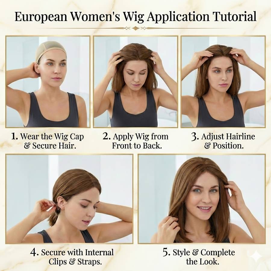 Women S Wigs Dyeing Hair Length50.8Cm
