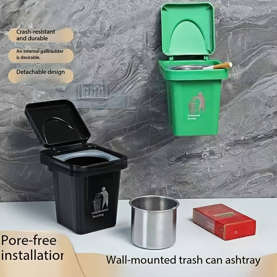 Garbage Can Items Creative Ashtray  Green Quantity