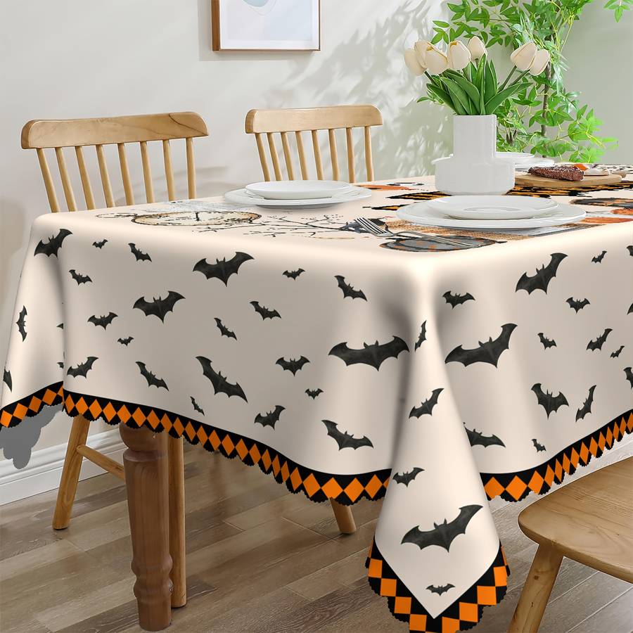 Halloween tablecloth decoration size Round 152cm or 60inch