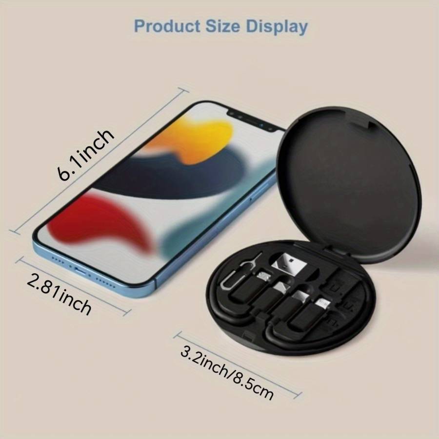 Charging Cable Color Cloud White 5 In 1 Fast Charging Kit Items5 In 1 Fast Charging Kit