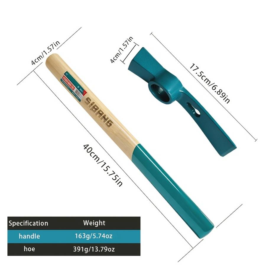 Garden Supplies Model Wooden Handle Three Pointed