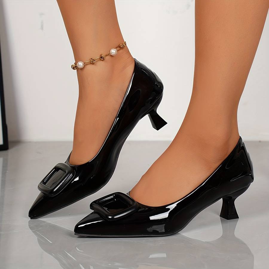 Women S High Heels Color Black Bow Sizeuk 6