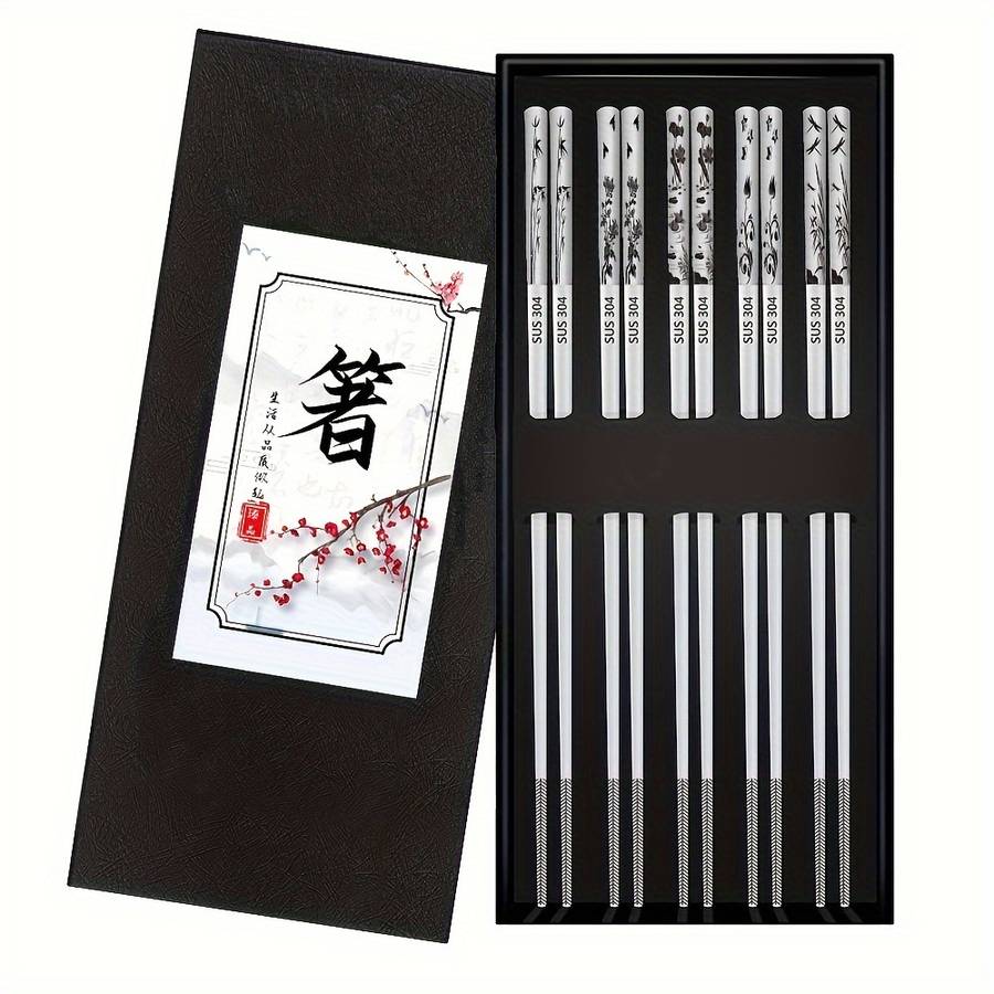Chopsticks Style Style 2 5 Pairs In Gift Box