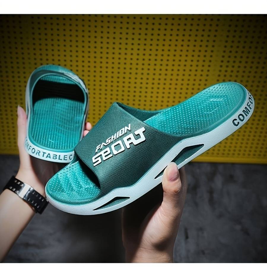 Men Slippers Summer Style White Size Uk 6.5 To 7