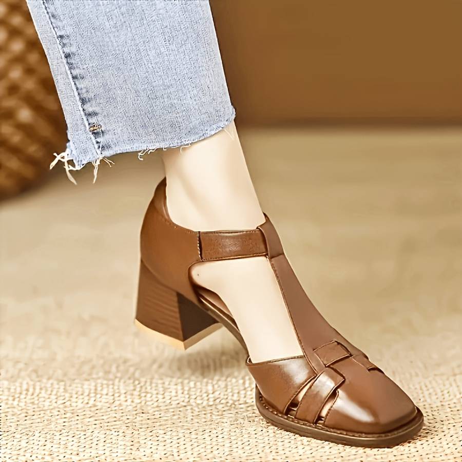 Women S High Heels Color Brown Sizeuk 3