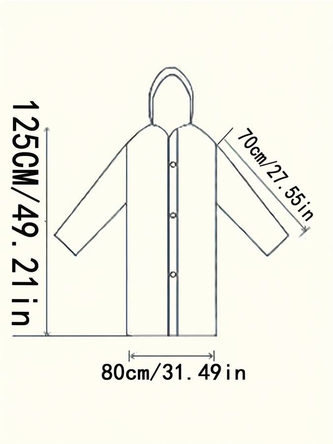 Raincoat Blackred Size Asian Onesize