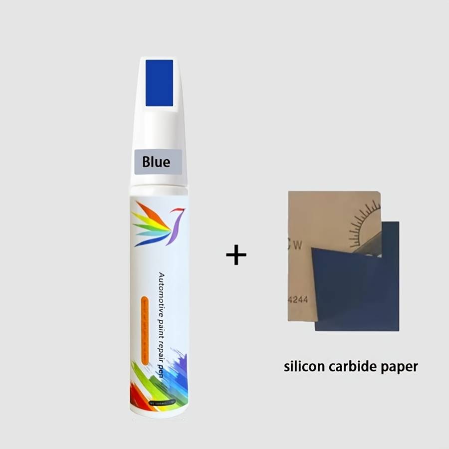 Car Scratch Repair Tool Color Pearl White Quantity 2Pcs  Touch  Up Pen  Add  Sandpaper