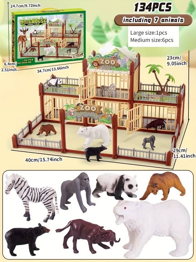 Building Toy Architectural Model Toy Set Style 248Pcs Green