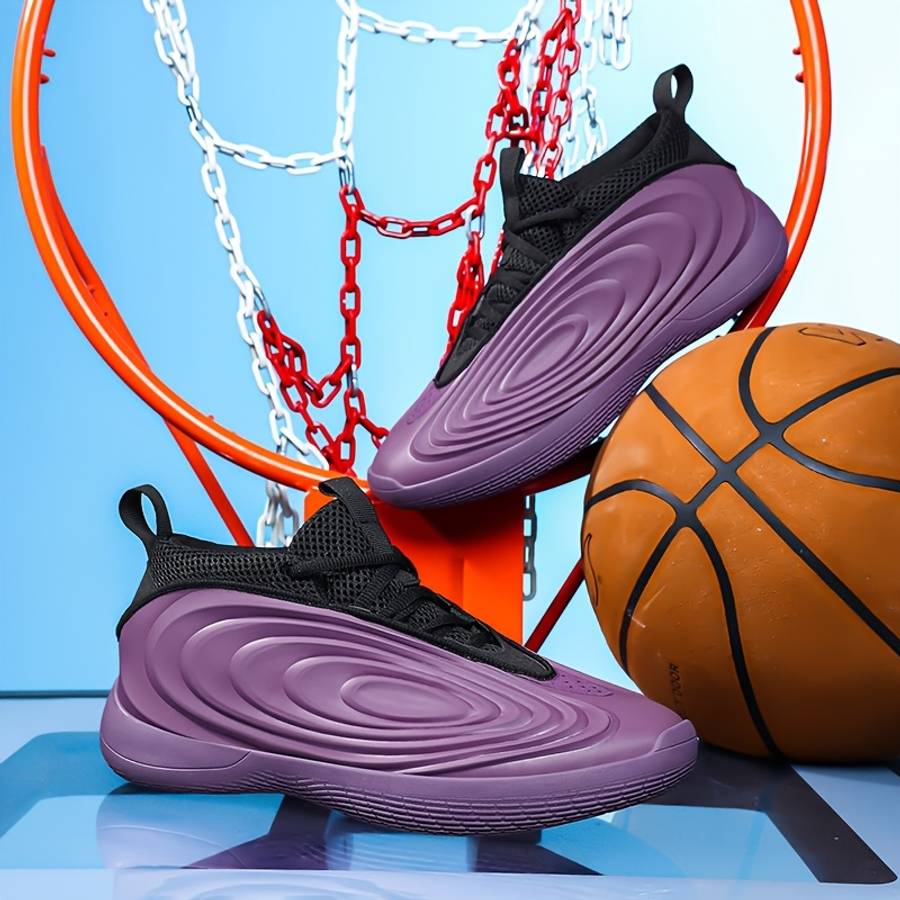 Basketball Shoes Color Purple Sizeuk 7.5