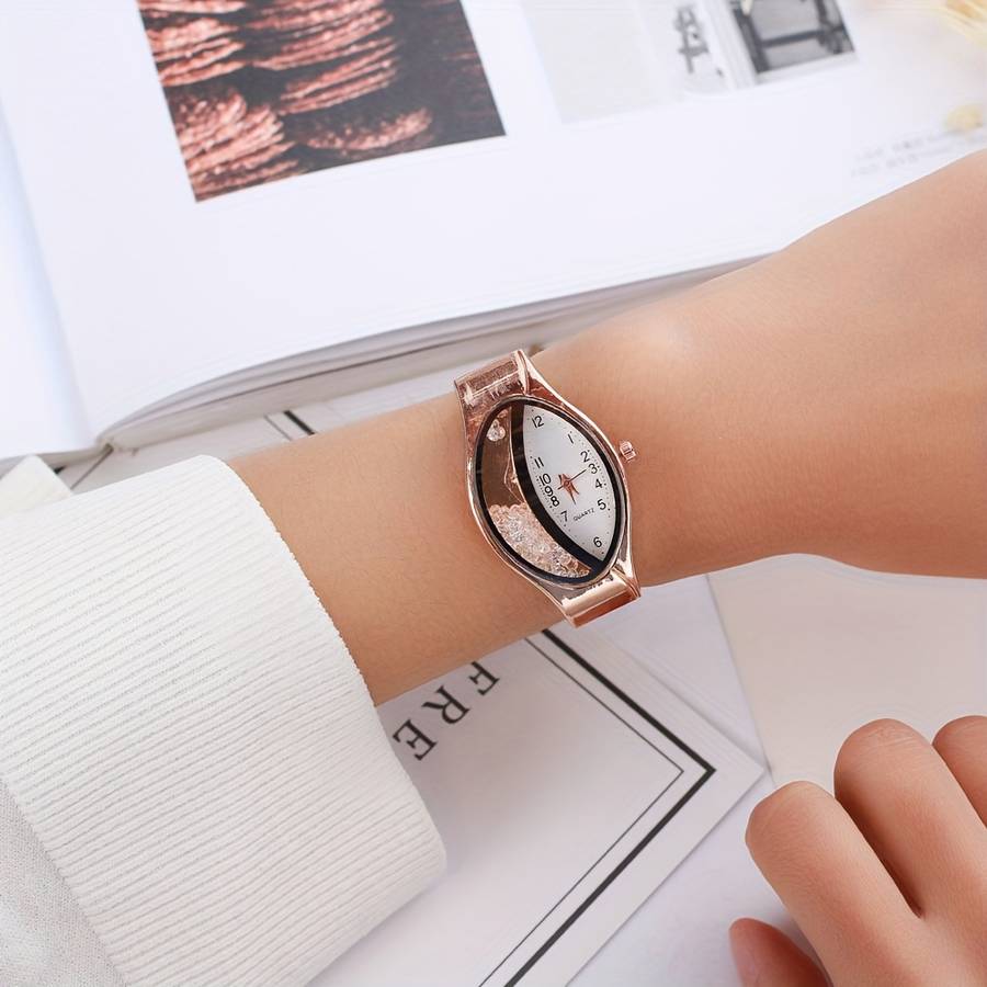 Premium This Two Piece Watch Paired Stunning Bracelet Cleverly 2Pc Brown She Was
