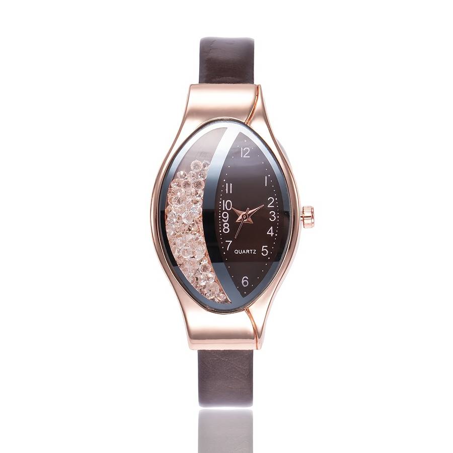 Premium This Two Piece Watch Paired Stunning Bracelet Cleverly 2Pc Brown She Was