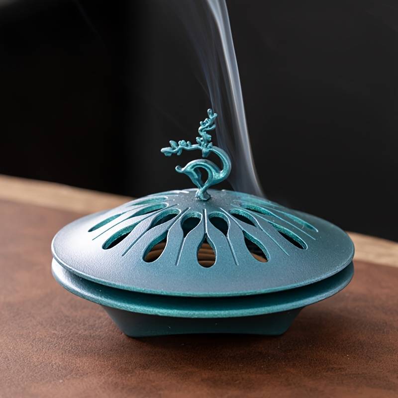 Incense Burner Color  Fortune Lotus Incense Burner Black