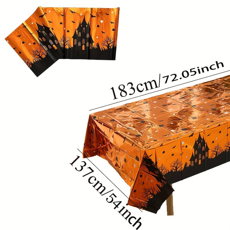 Halloween tablecloth decoration Pumpkin Items spider web pumpkin