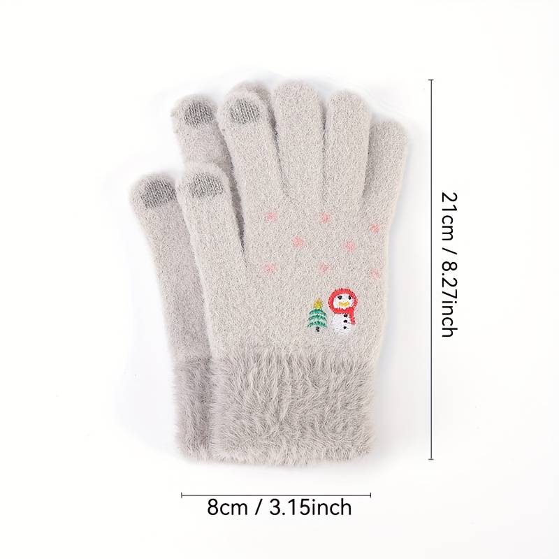 Winter Gloves Color Pink