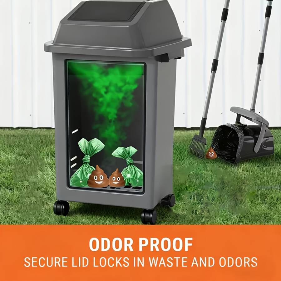 Garbage Can Color Blackwith  Sizeheight 50 Cm Length 33.6 Cm Width 22 Cm