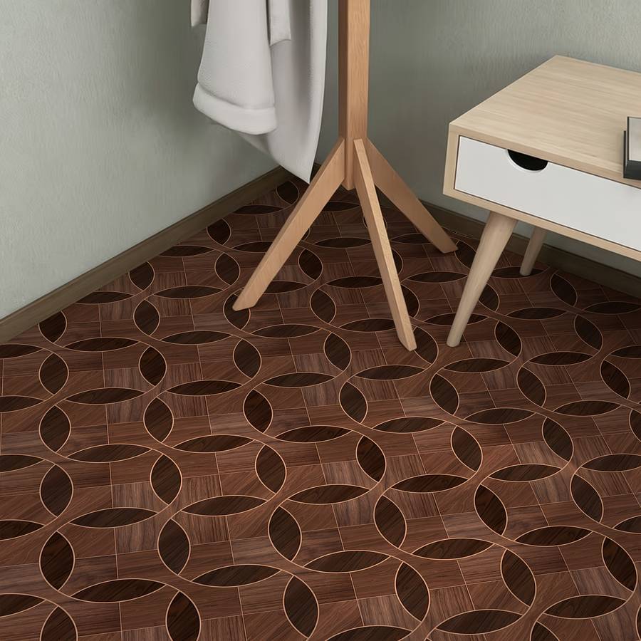 Self Adhesive Floor Stickers 40Cm*120Cm Wood Grain
