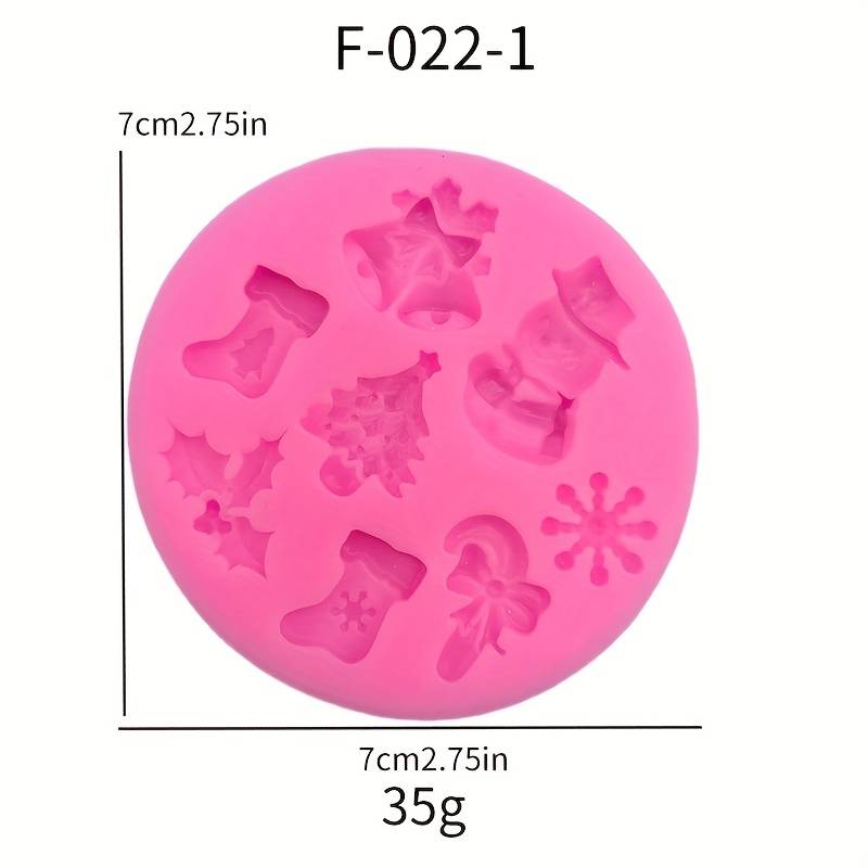Suitable For Baking Molds Items Pink Christmas Tree Snowman Socks