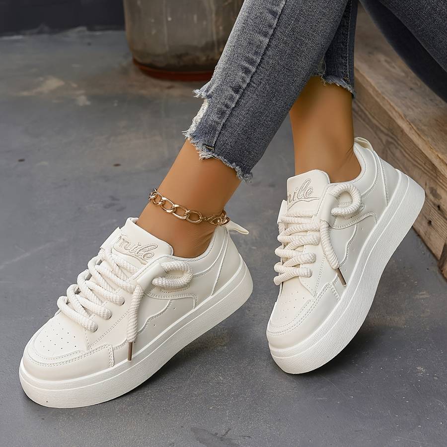Women S Sneakers Color White Sizeuk 6.5