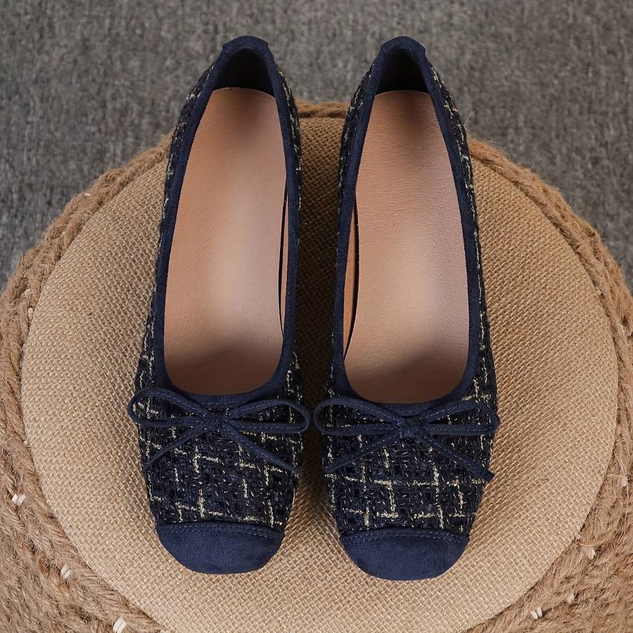 Women S High Heels Color Blue  Golden Plaid Sizeuk 7