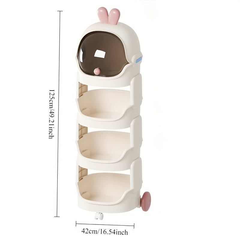 Storage And Organizationcolor White 4 Layers