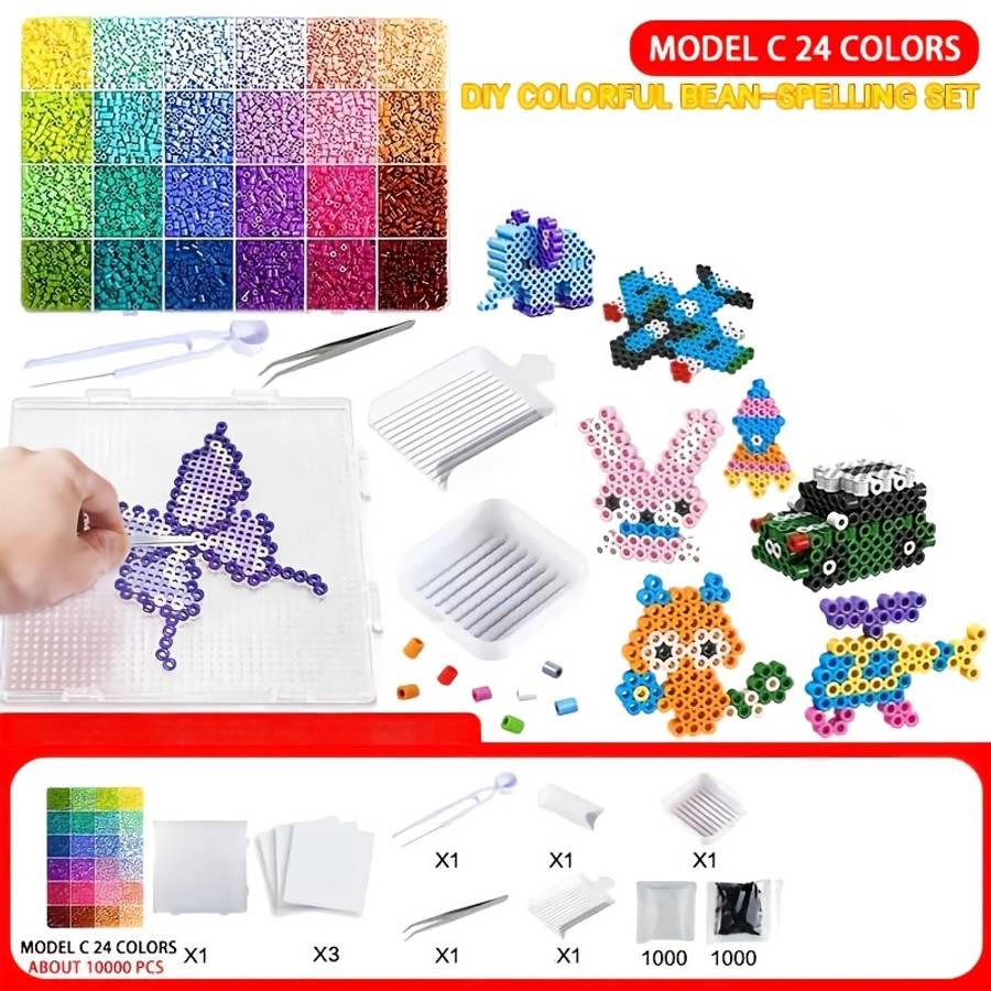Perler Bead Set C Style 24 Colors