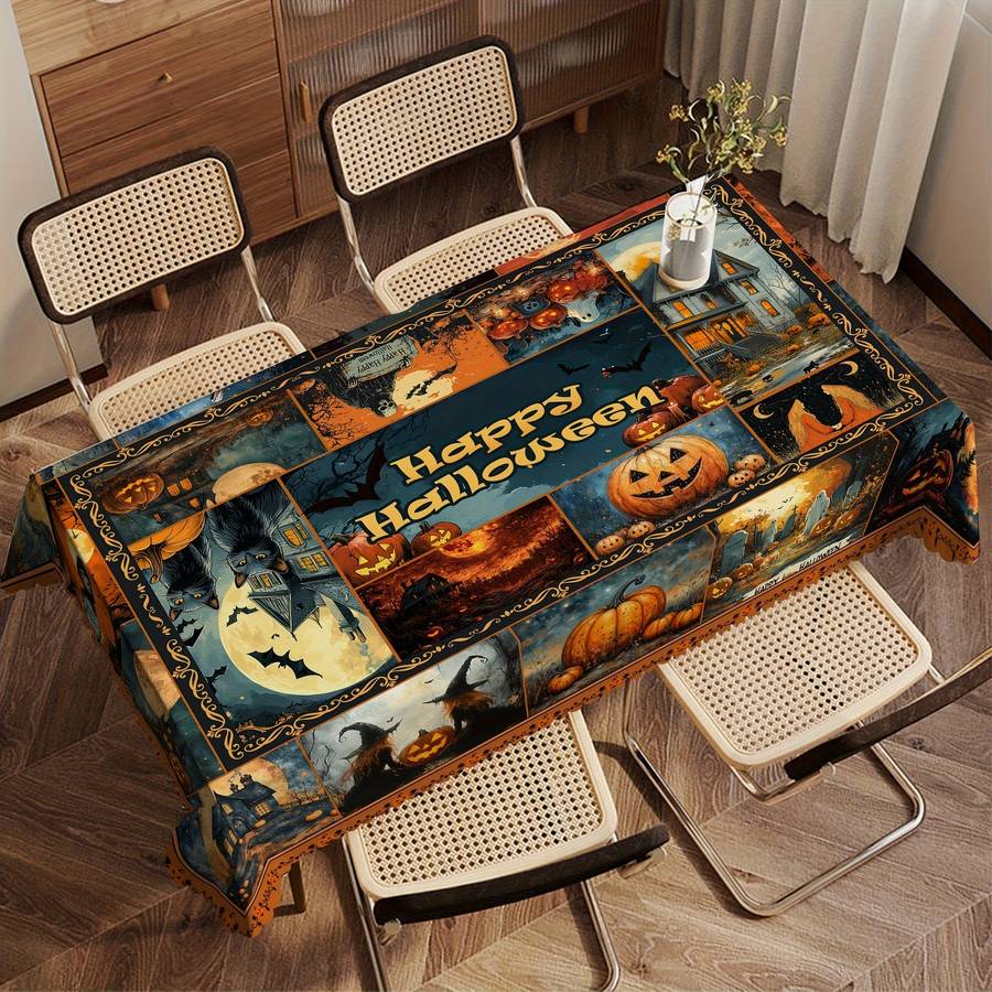Halloween tablecloth decoration size 60X86inch 152x220cm