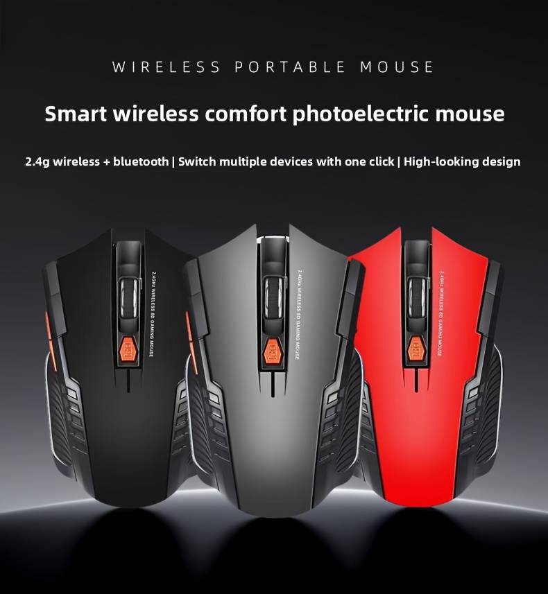 Mouse Color Blue Dual Mode Battery Version  Add  Bluetooth  Add  2.4G