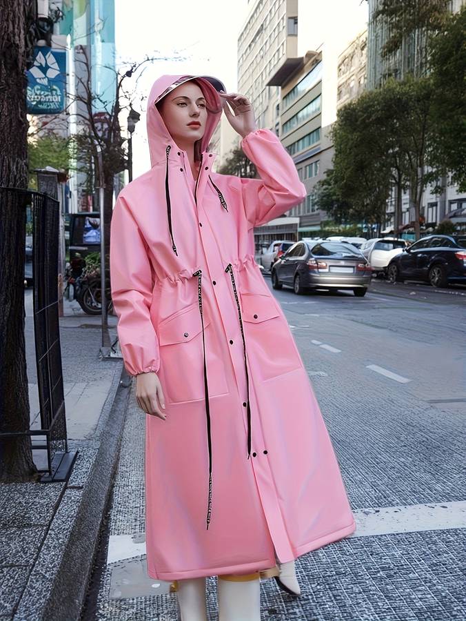 Raincoat Pink Size M
