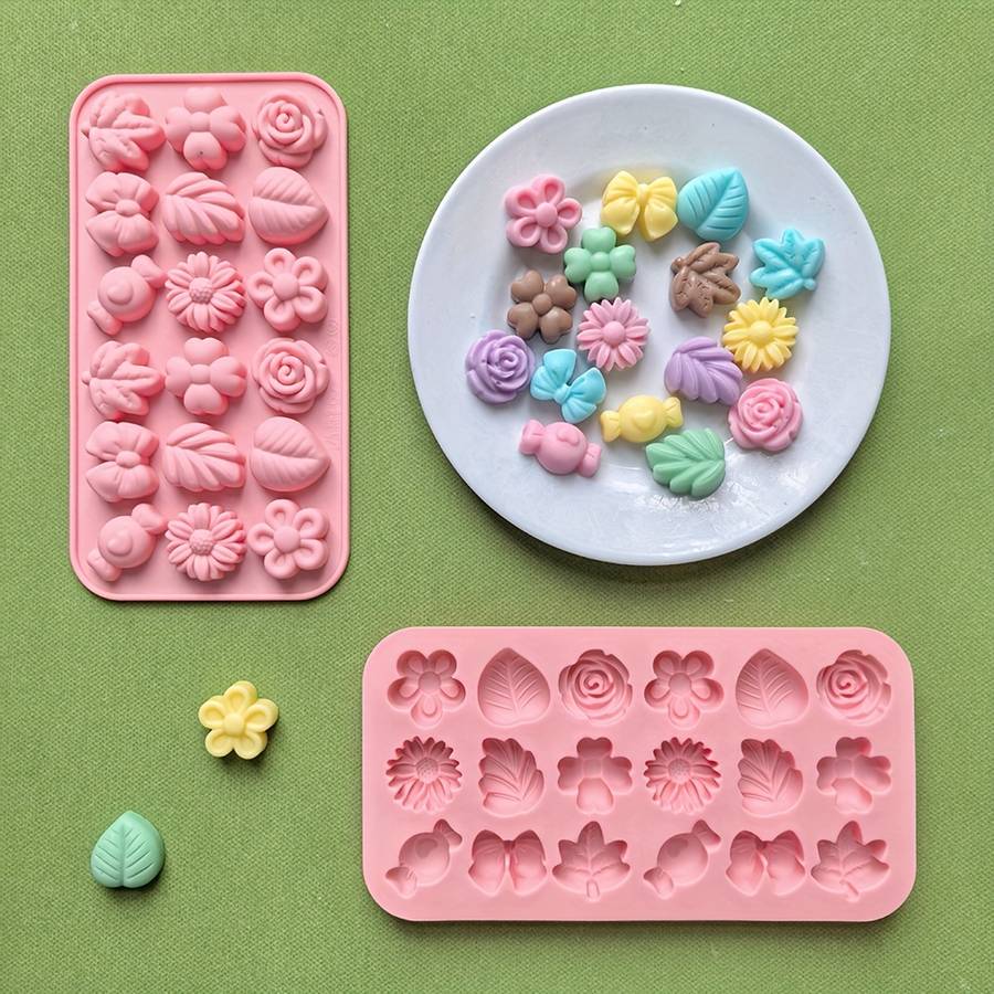 Suitable For Baking Molds Color Pink Quantity 3Pcs