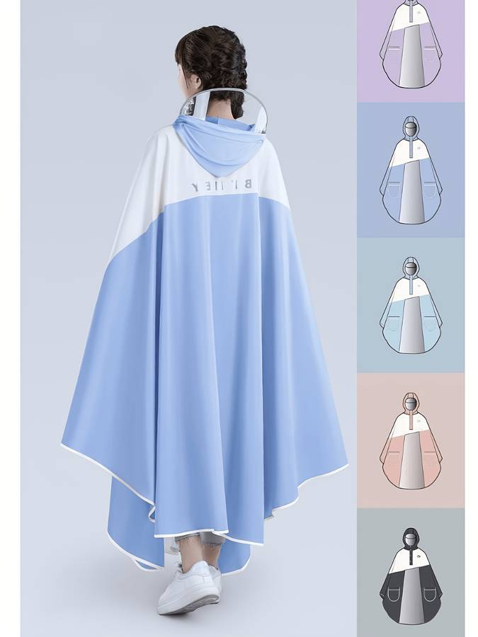 Raincoat Grey White Size Onesize