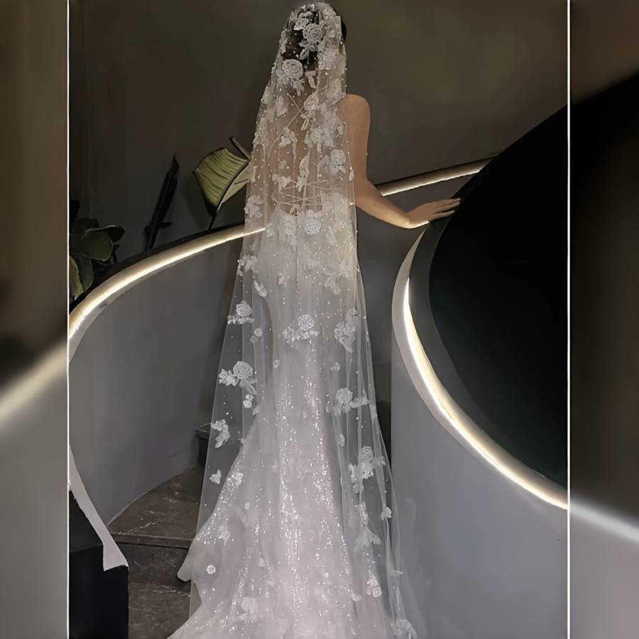 Wedding Supplies Color Forest Style Veil