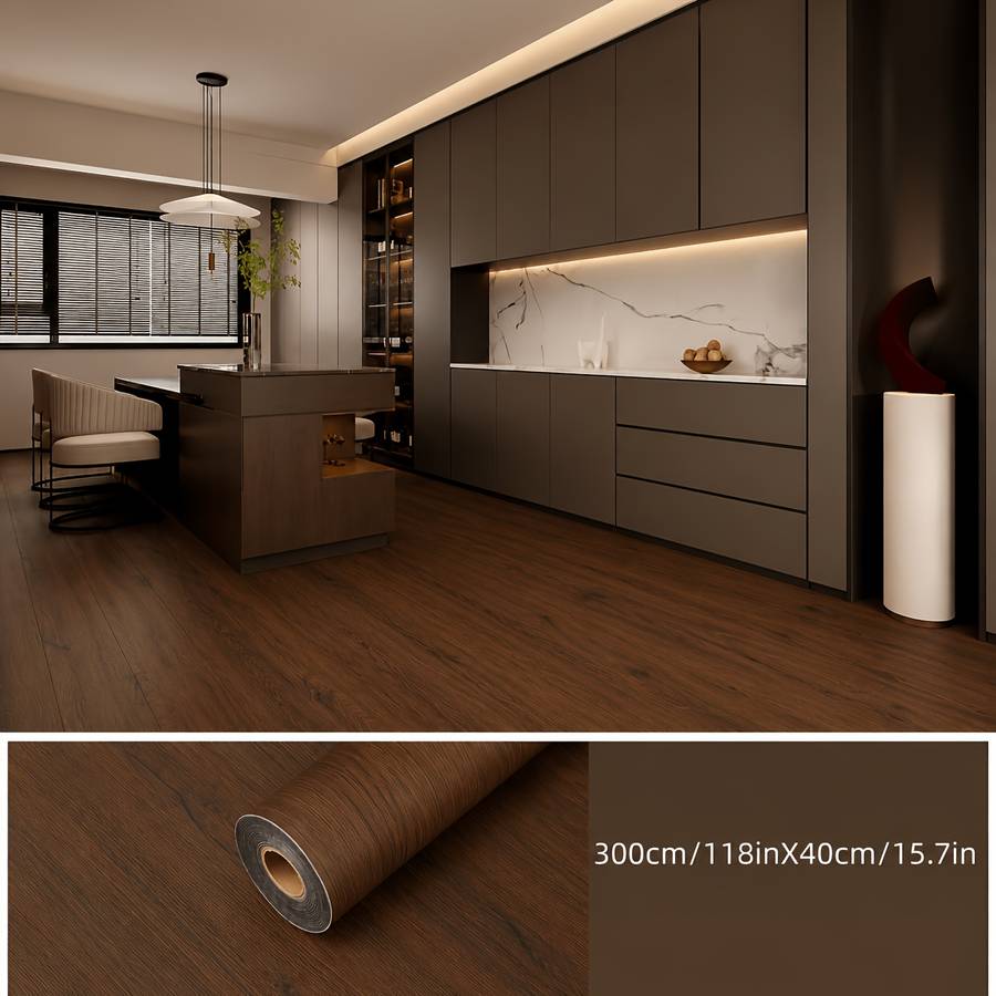 Self Adhesive Floor Stickers Emberwood Trace Hdb007 1 Roll  Coverage Area 1.2 M2  12.92 Sq Ft