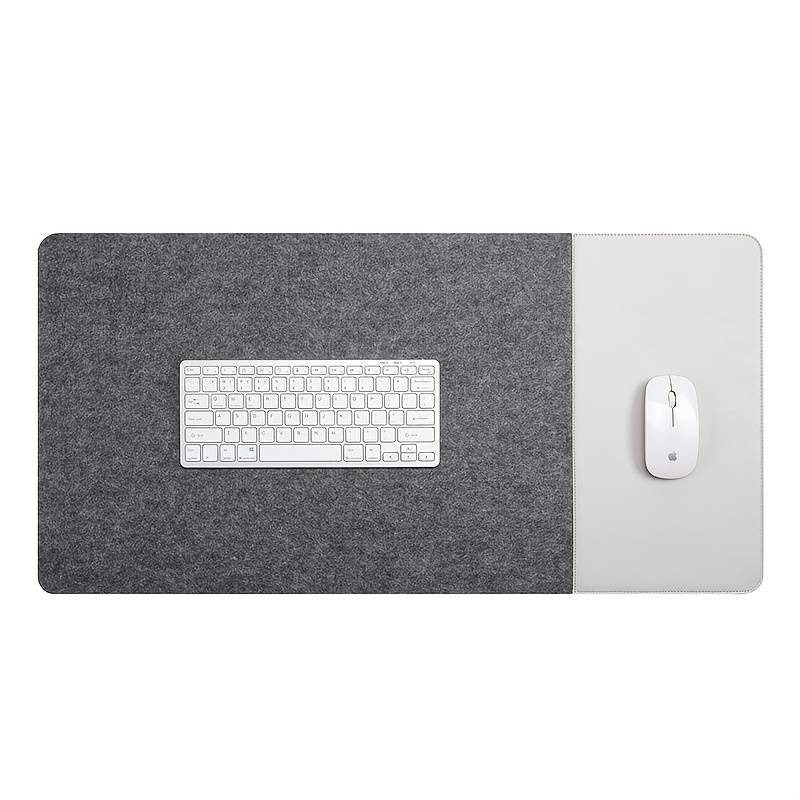 Mouse Pad Color Light Gray Felt   Add  White Size 100Cmx50Cm