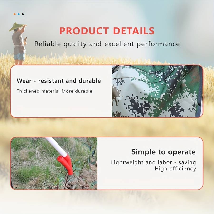 Manual Backpack Fertilizer Spreader Hands