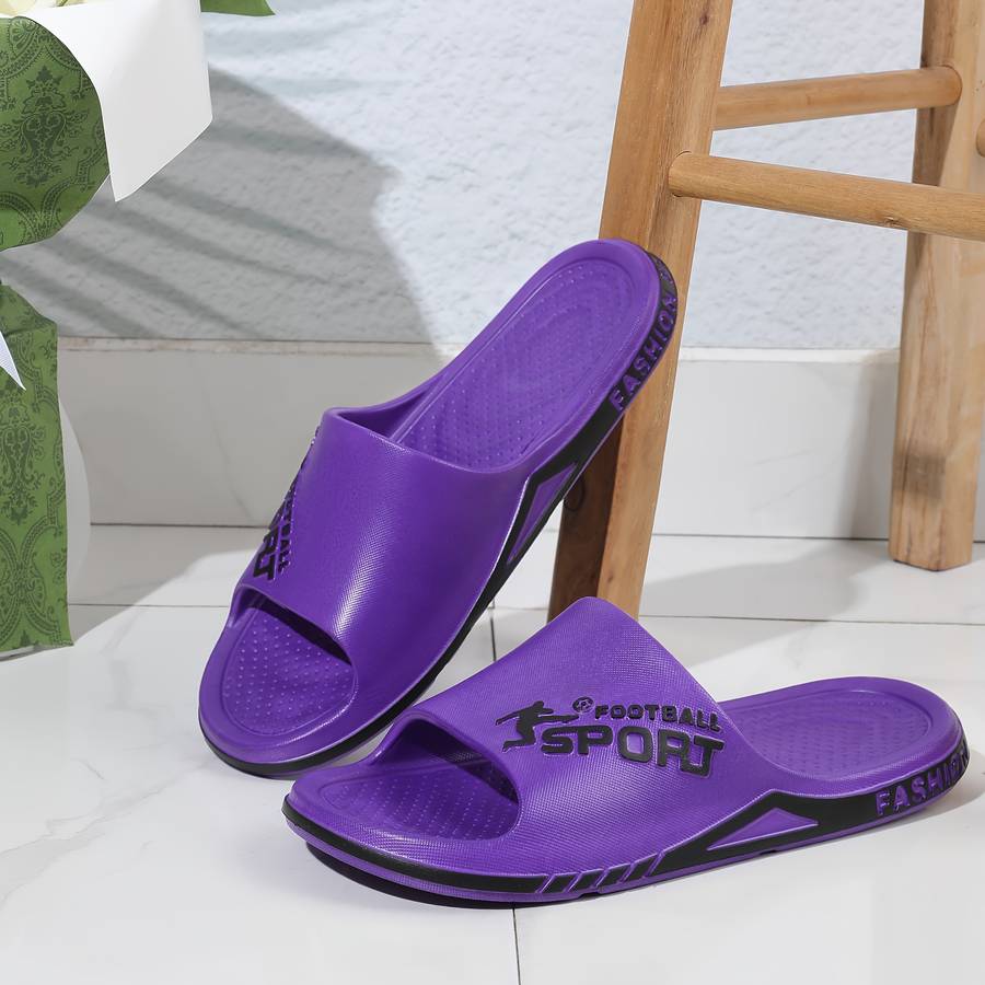 Men Slippers Summer Style Green Size Uk 6.5 To 7