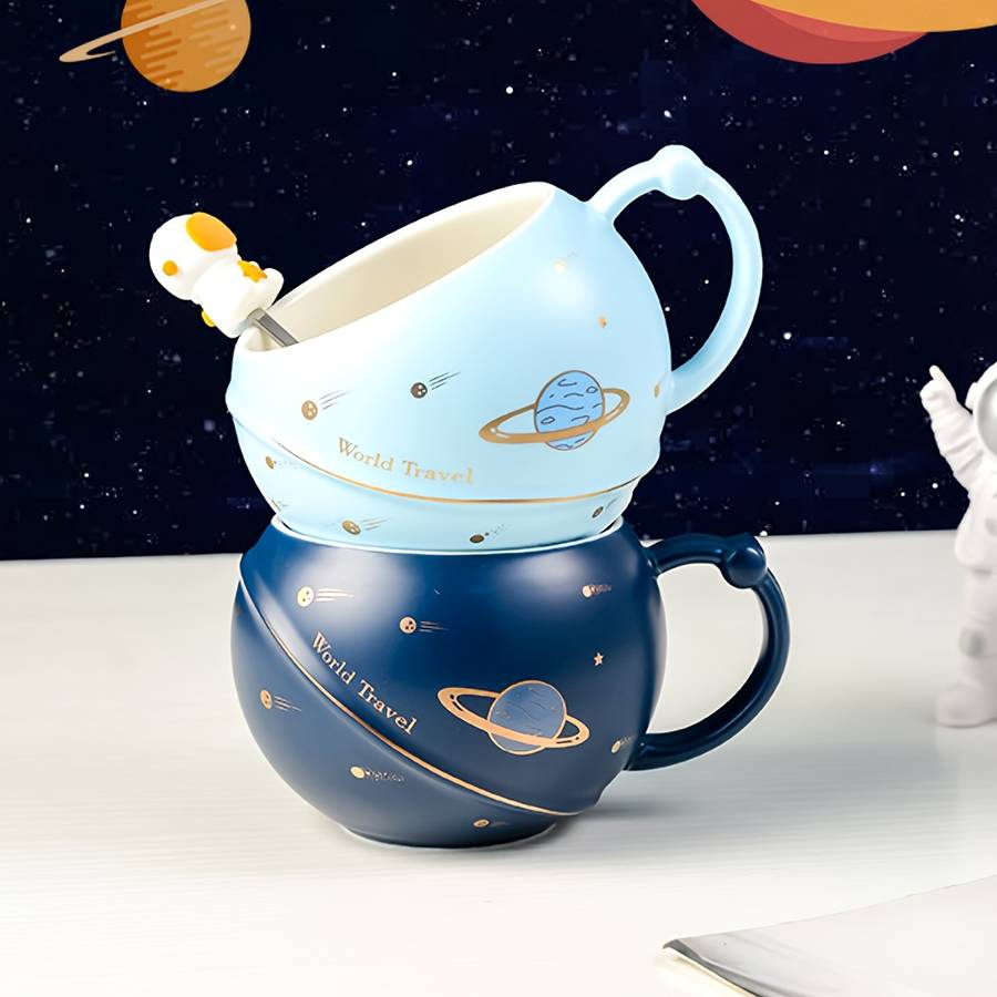 Water Cup Color Honey Nebula 3 Piece Set  Cup   Lid   Spoon