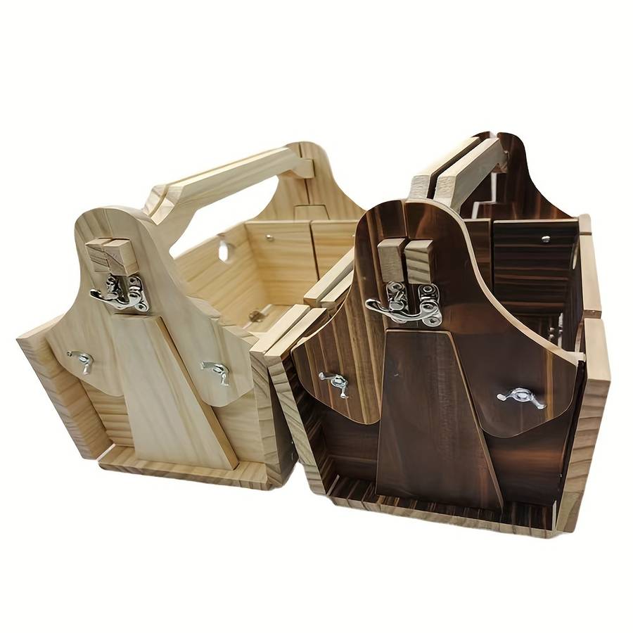 1 Portable 2 In 1 Wooden Folding Table Picnic Basket Convertible Storage Organ
