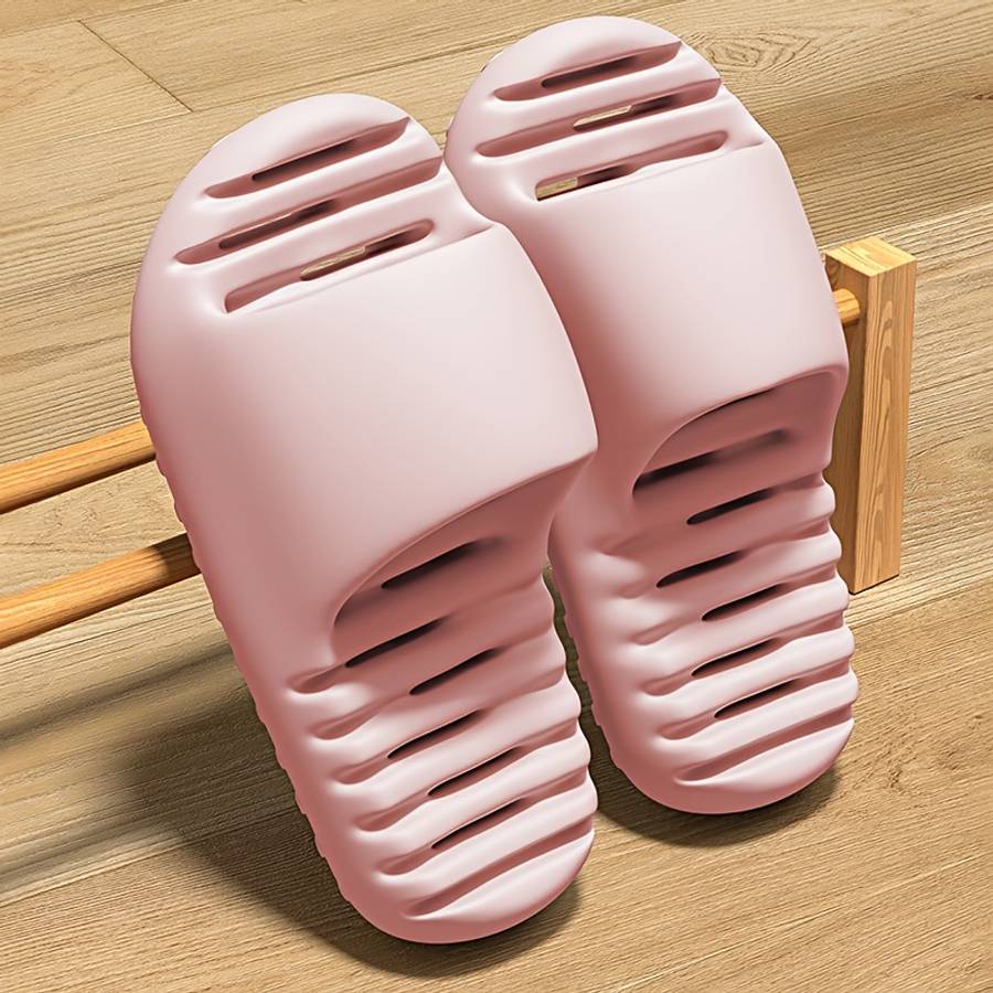 Men Slippers Summer Style Black Size Uk 8.5 To 9