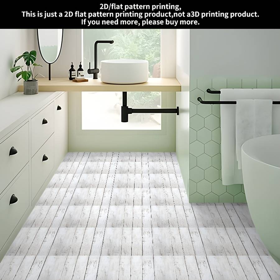 Self Adhesive Floor Stickers 11.8Inchx11.8Inch30X30Cm