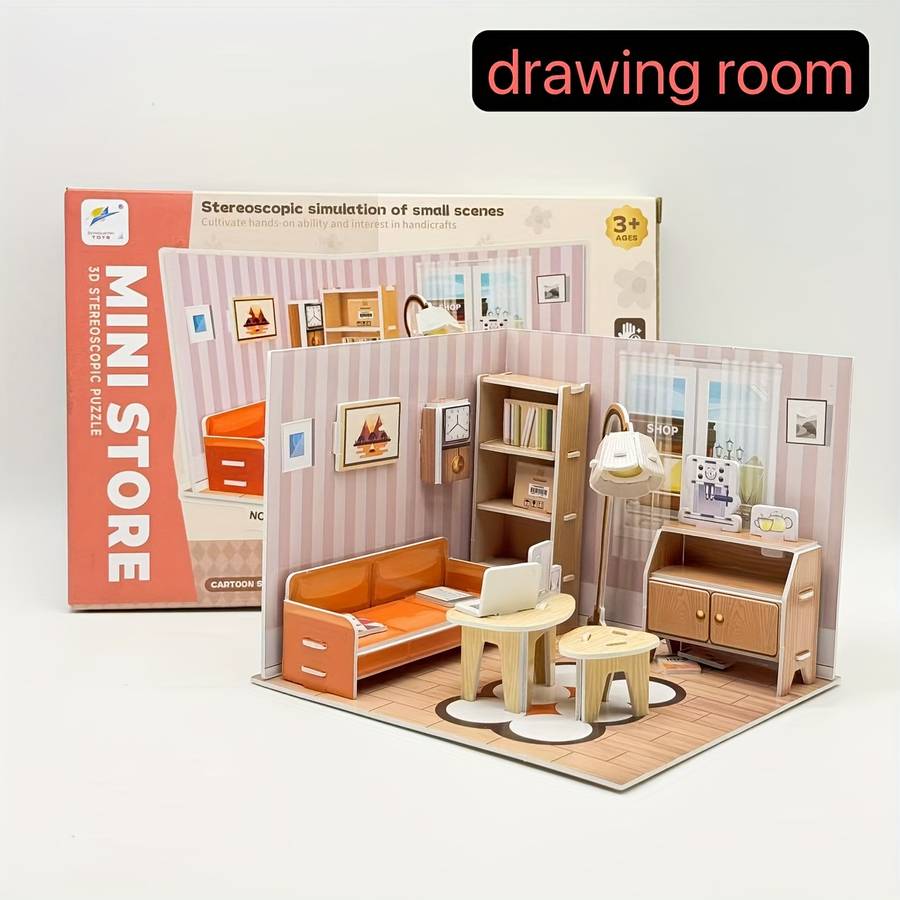 Building Toy Architectural Model Toy Set Style Pastry Shop Set   30Pcs