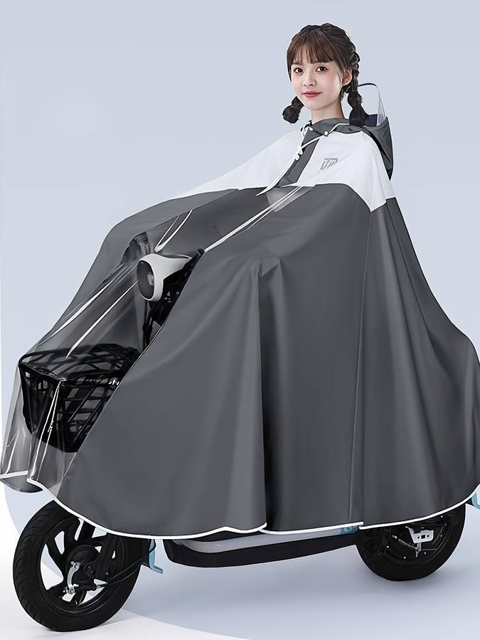 Raincoat Grey White Size Onesize