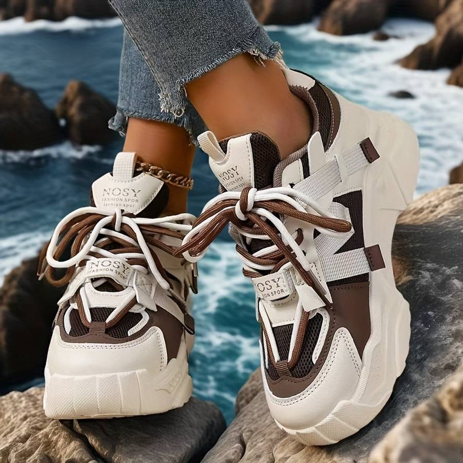 Women S Sneakers Color Dark Brown Sizeuk 5.5