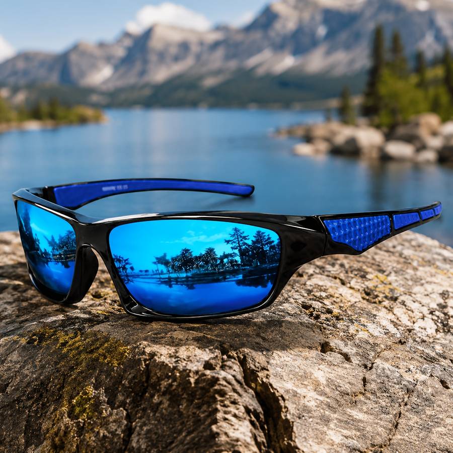 Cycling Glasses Color Blue