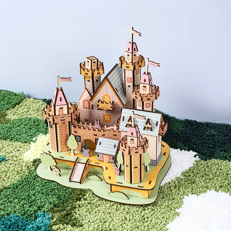 Building Toy Architectural Model Toy Set Model Fairy Tale Castle