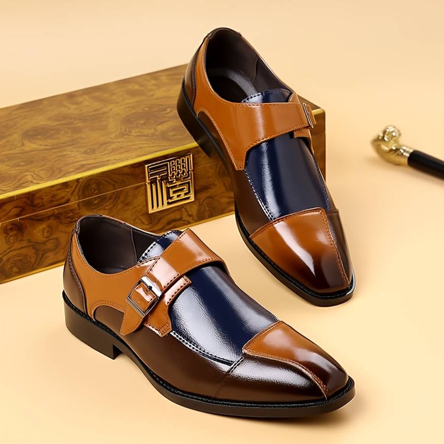 Mens Leather Shoes Color Dark Brown Sizeuk 7