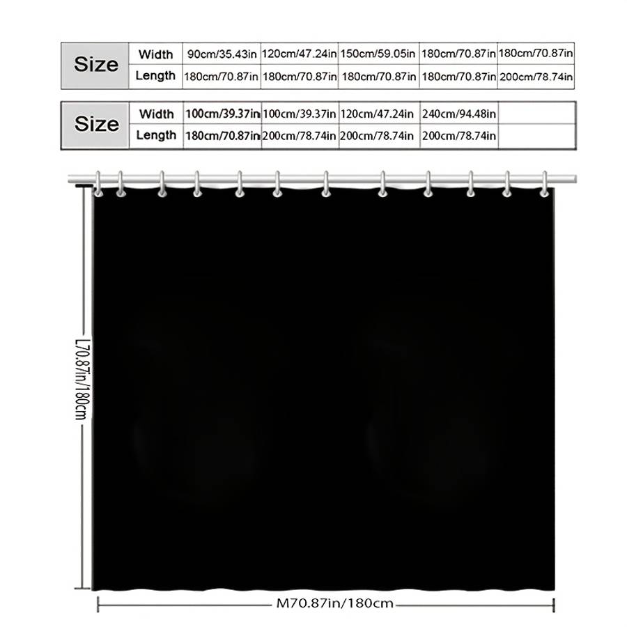 Waterproof Shower Curtain Color Polychrome Size 240X200239.98Cm*200.0Cm