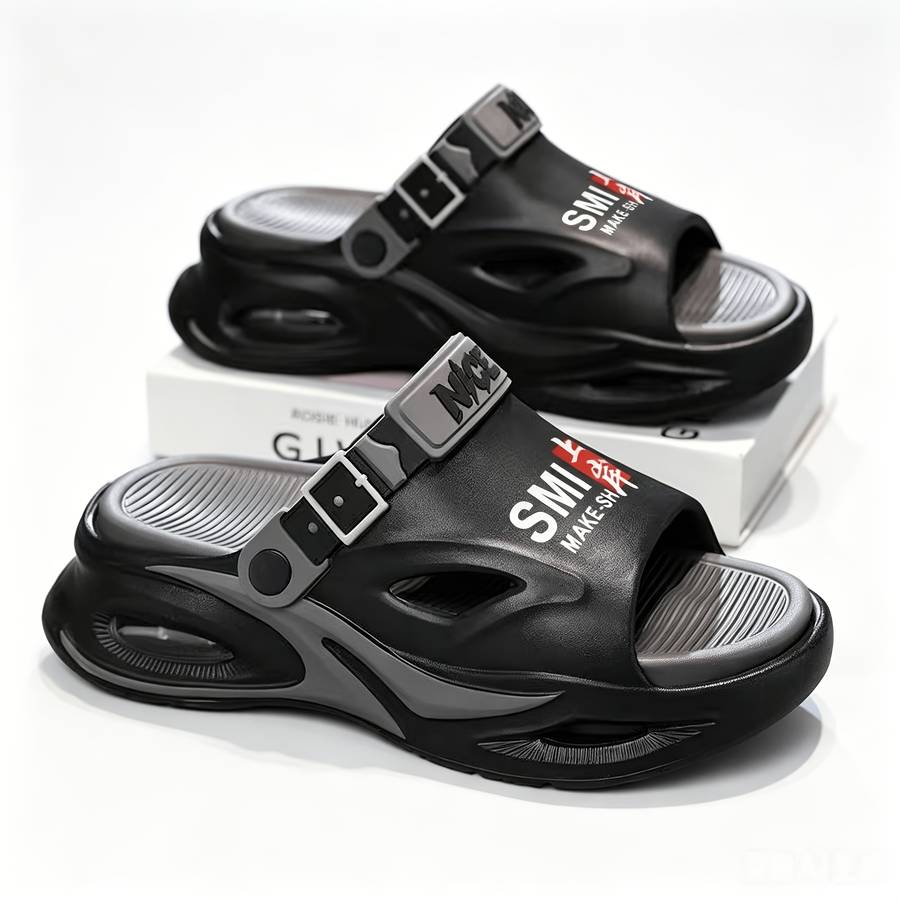 Sandals Color Black Gray Size Uk 4.5 5 Wide