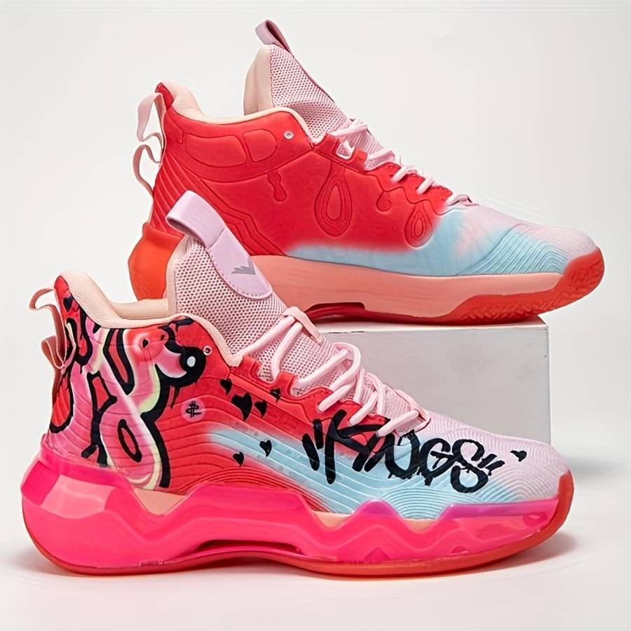 Basketball Shoes Color Rose Red Sizeuk 8